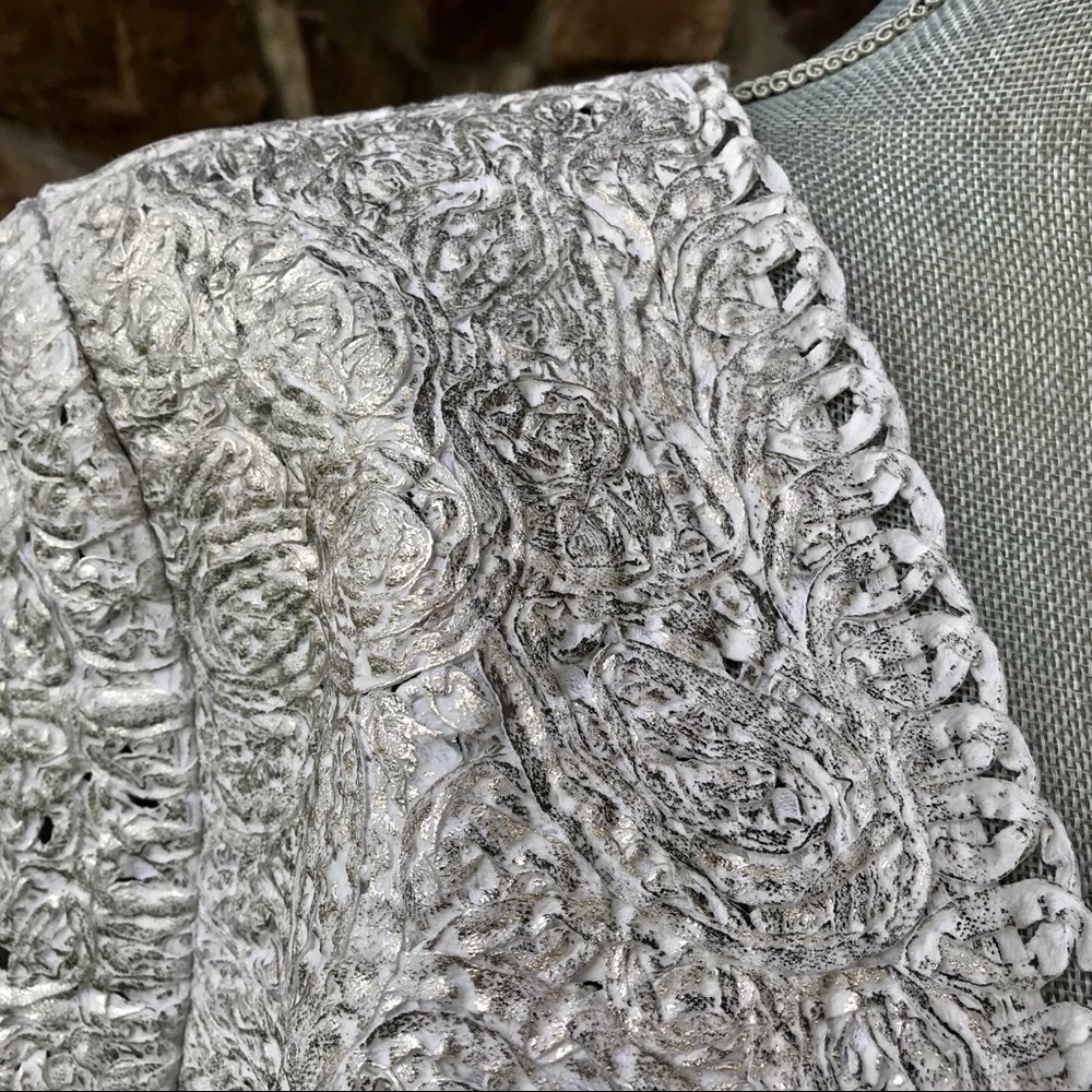 Nic & Zoe Shimmered Metallic Lace Jacket - Picture 13 of 16